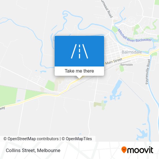 Collins Street map