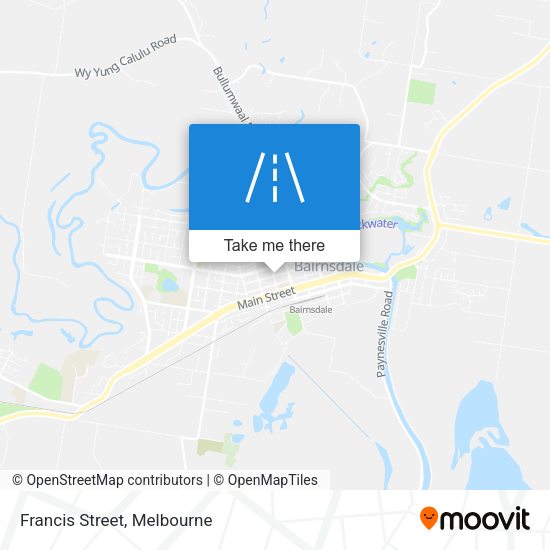 Francis Street map