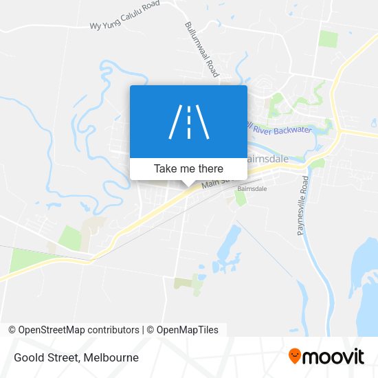 Goold Street map