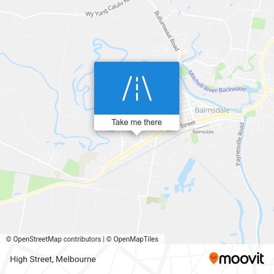 High Street map