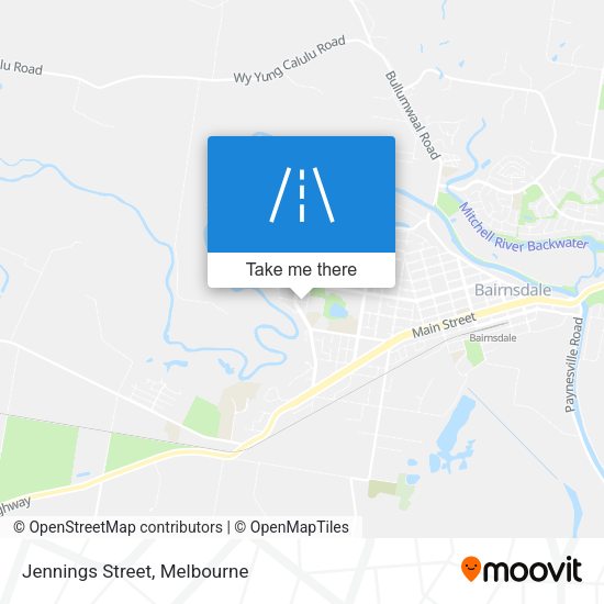 Jennings Street map