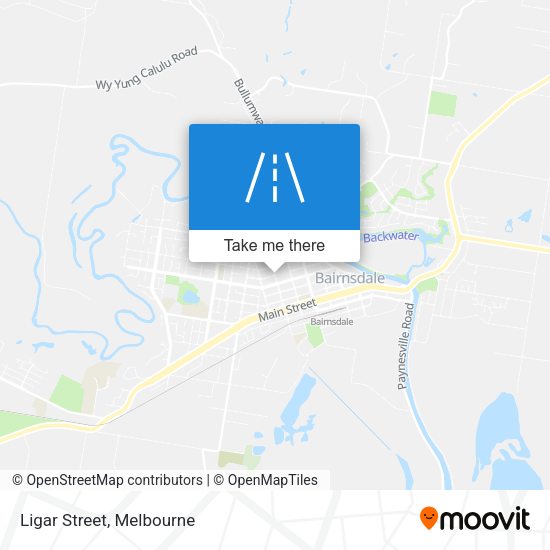 Ligar Street map