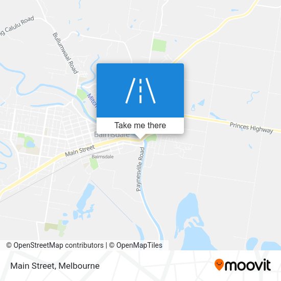 Main Street map