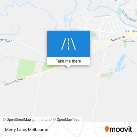 Merry Lane map