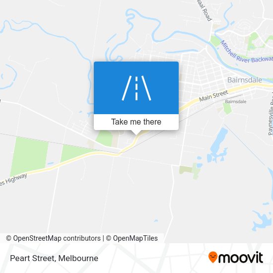 Peart Street map