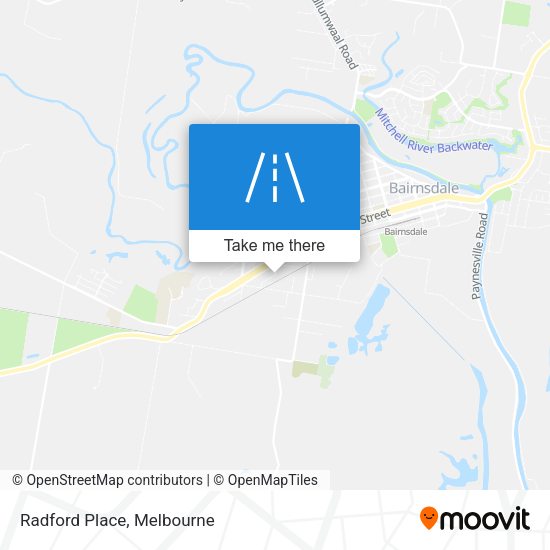 Radford Place map