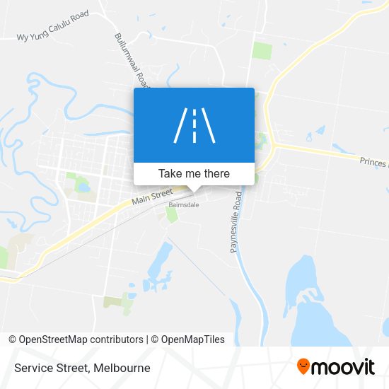 Service Street map