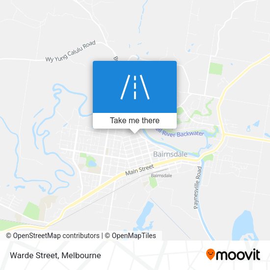 Warde Street map