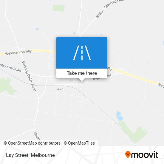 Lay Street map