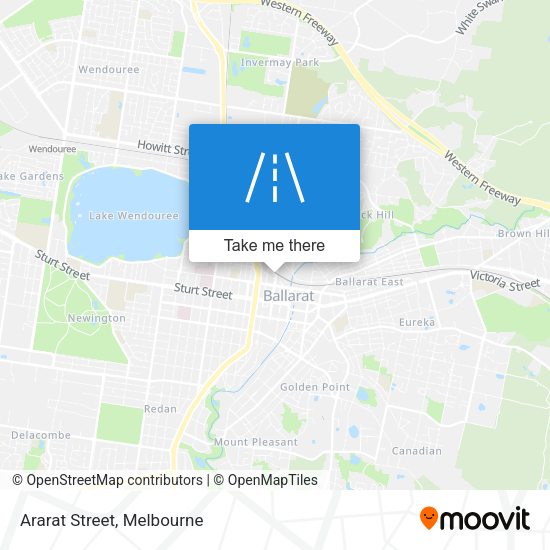 Ararat Street map