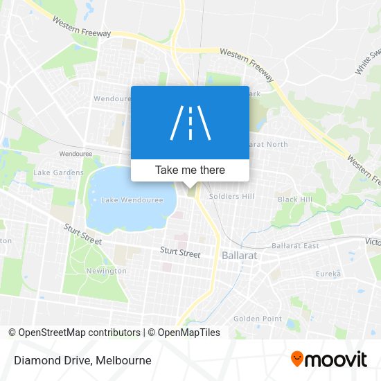 Diamond Drive map