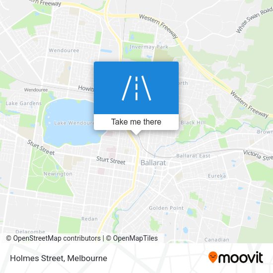 Holmes Street map