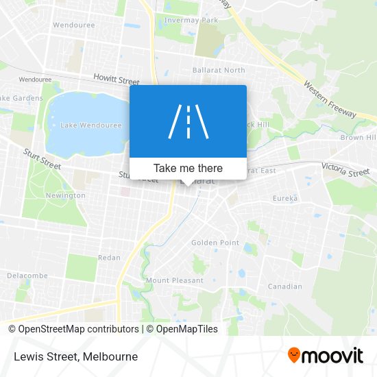 Lewis Street map