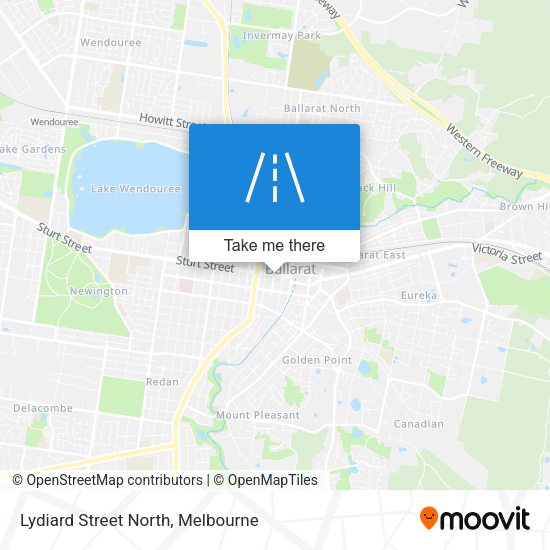 Lydiard Street North map