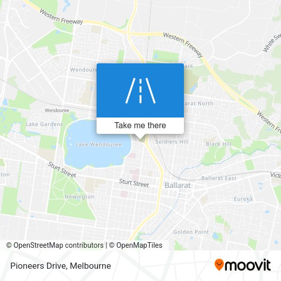 Pioneers Drive map