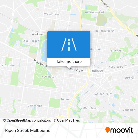 Ripon Street map
