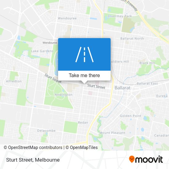 Sturt Street map