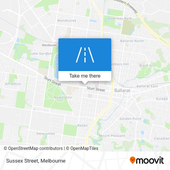 Sussex Street map