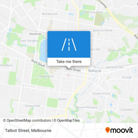 Talbot Street map