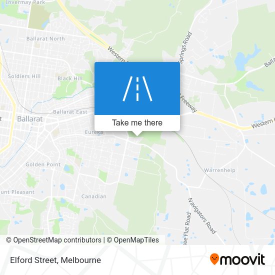Elford Street map