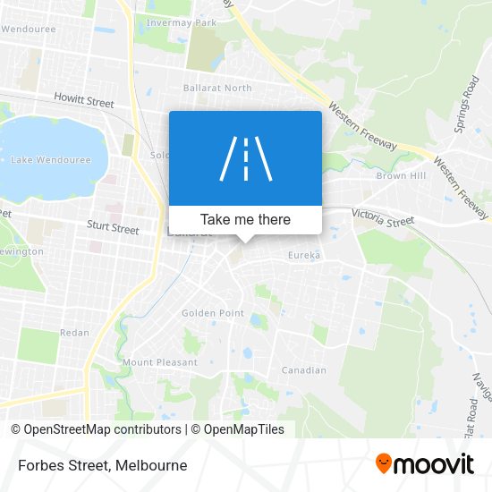 Forbes Street map