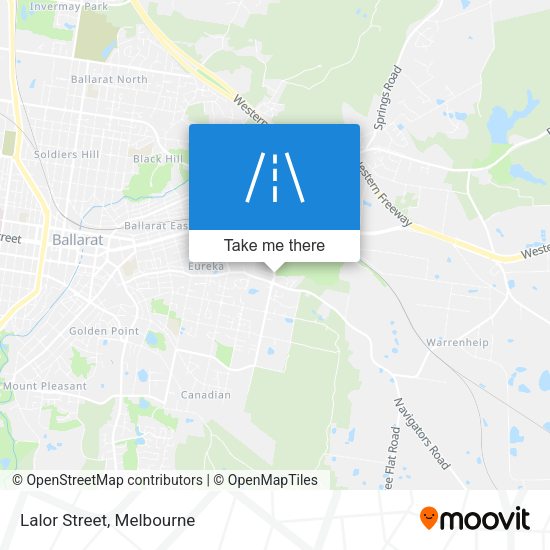 Lalor Street map