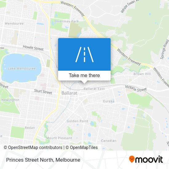 Princes Street North map