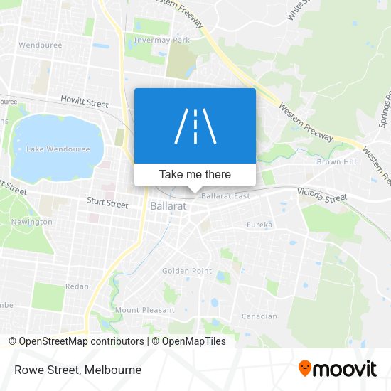 Rowe Street map
