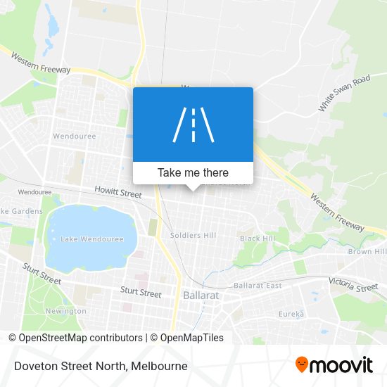 Doveton Street North map
