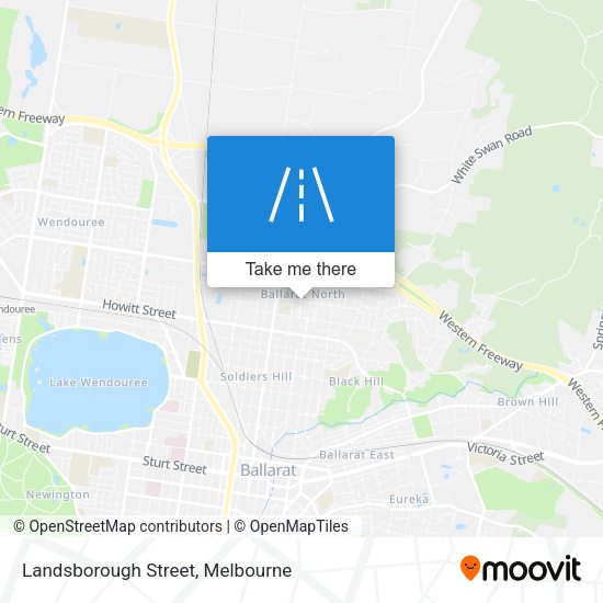 Landsborough Street map