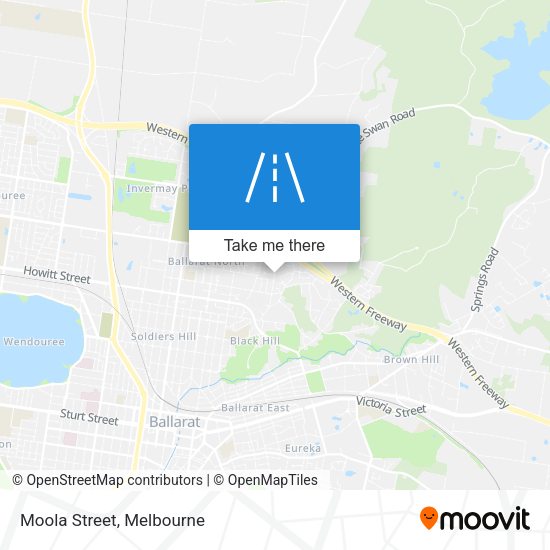 Moola Street map