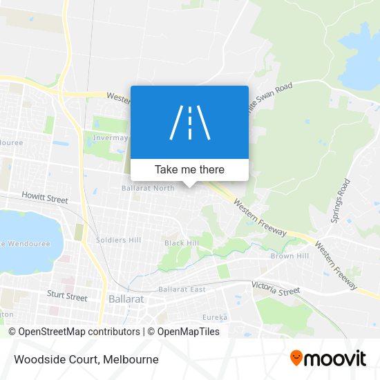 Woodside Court map