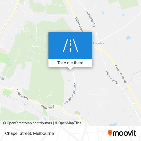 Chapel Street map