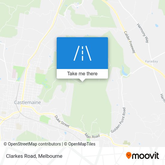 Clarkes Road map