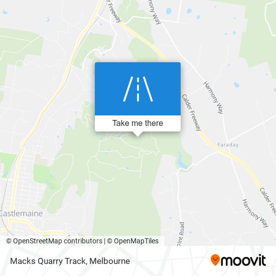 Macks Quarry Track map