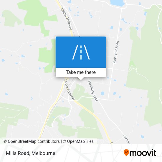 Mills Road map