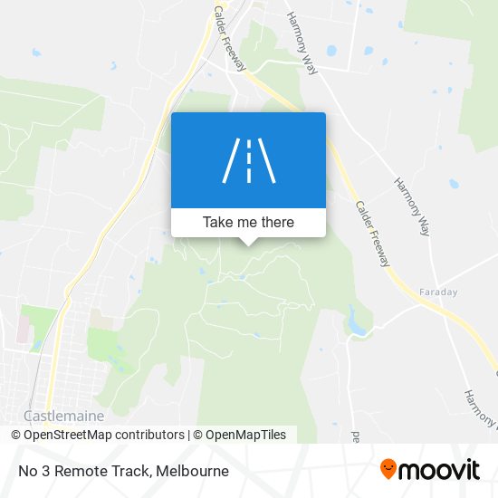 No 3 Remote Track map