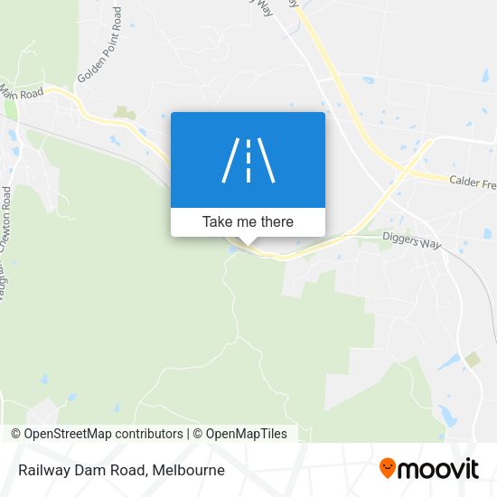 Railway Dam Road map