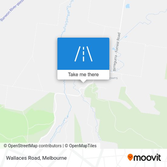 Wallaces Road map
