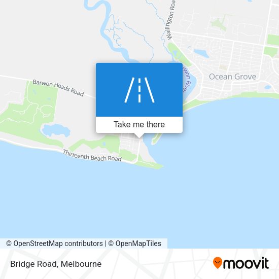 Bridge Road map