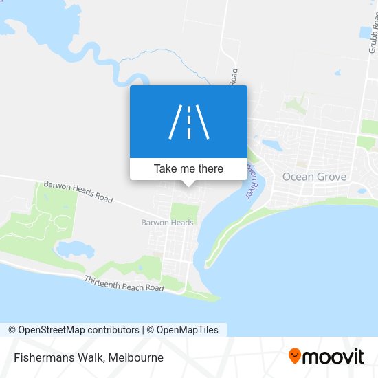 Fishermans Walk map
