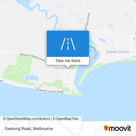 Geelong Road map