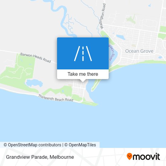 Grandview Parade map