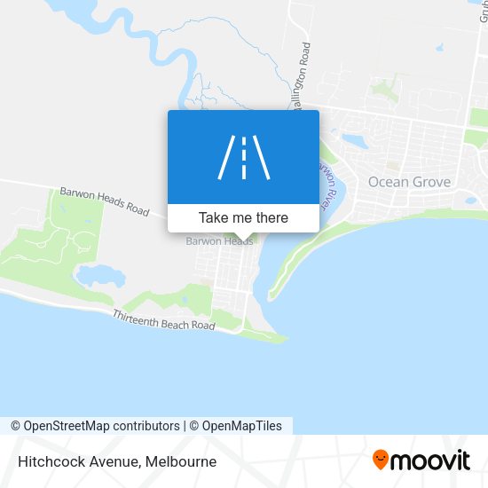 Hitchcock Avenue map