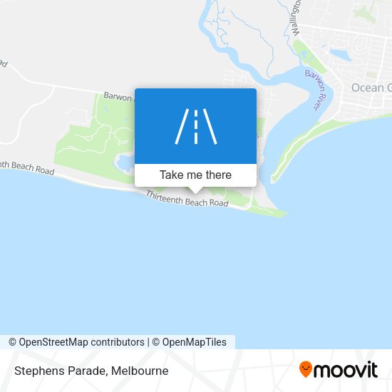 Stephens Parade map