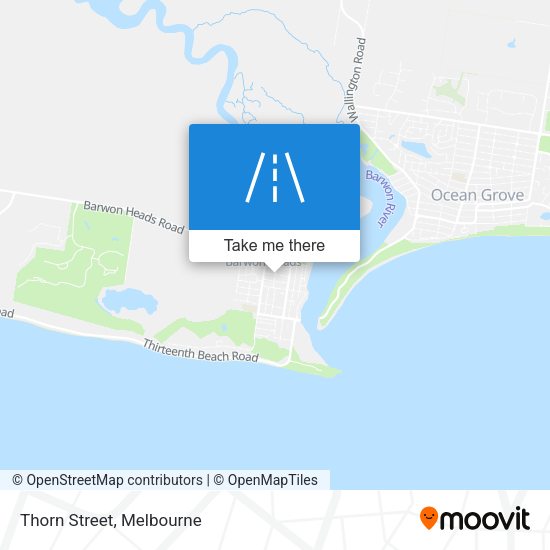 Thorn Street map