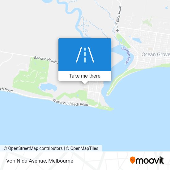 Von Nida Avenue map