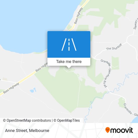 Anne Street map
