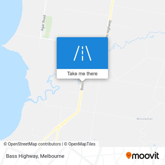 Bass Highway map
