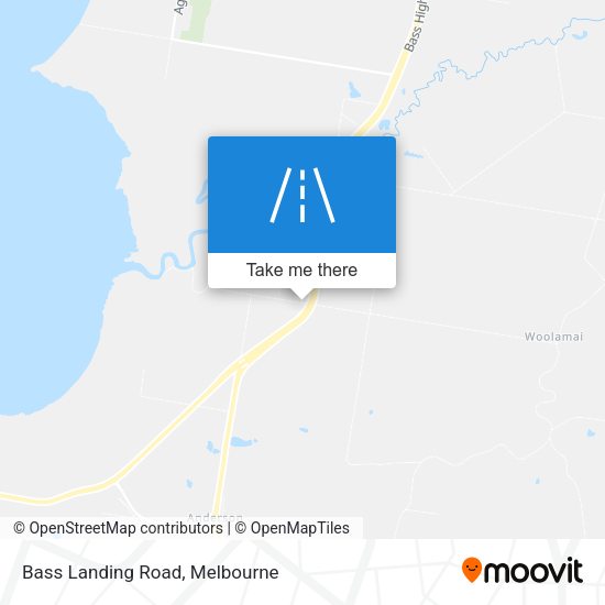 Bass Landing Road map